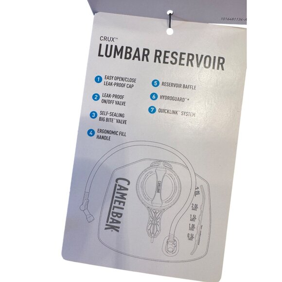 Camelbak Low Rider Repack LR4 1.5L Crux Lumbar Reservior NWT Black main image 8